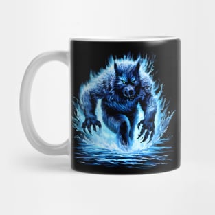 Werewolf night design Mug